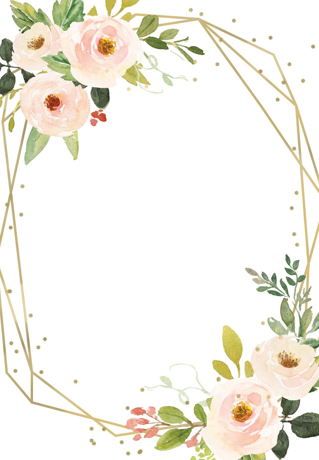 Detail Flower Invitation Card Template Nomer 2