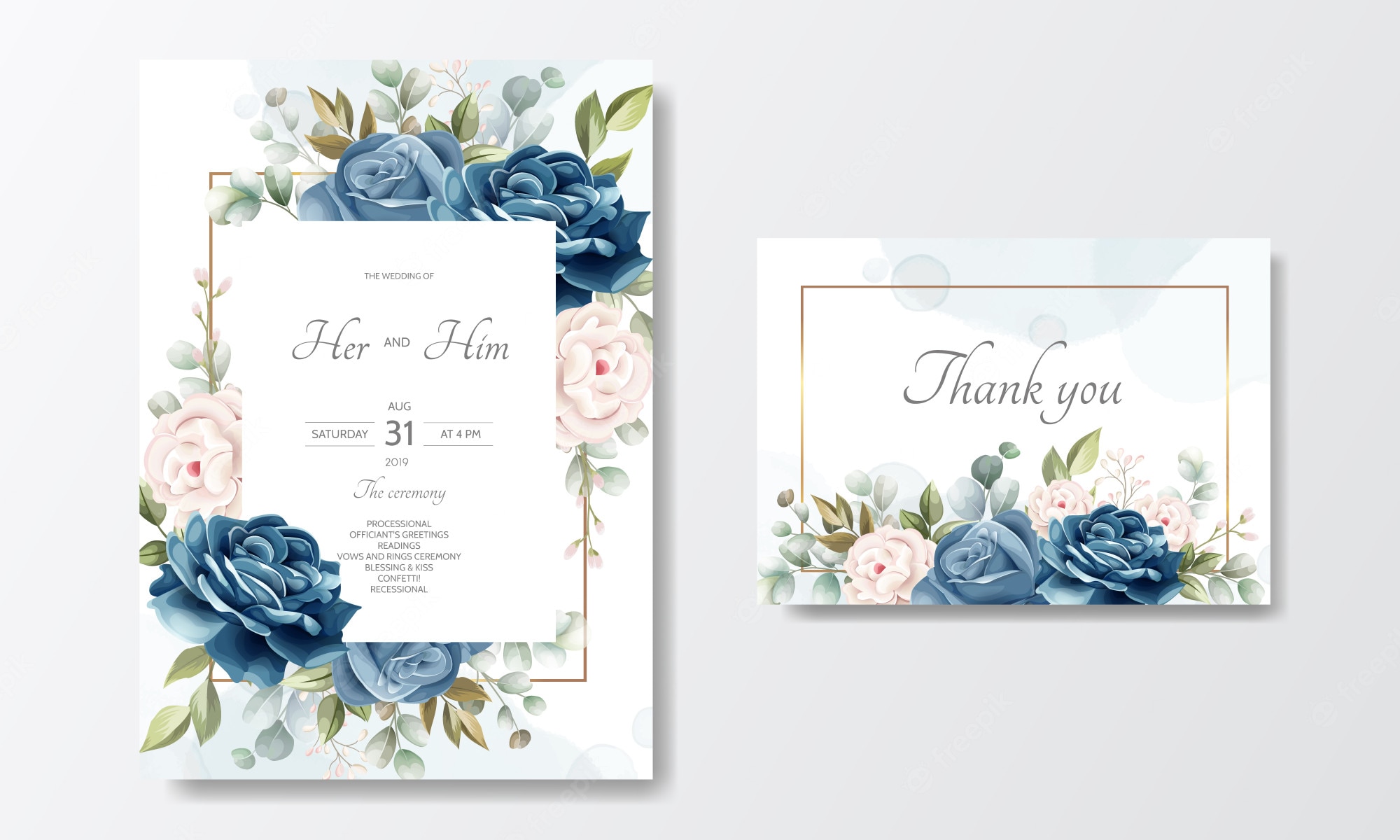 Detail Flower Invitation Card Template Nomer 12