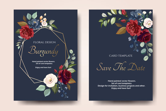 Detail Flower Invitation Card Template Nomer 48