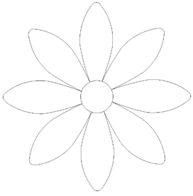 Flower Pattern Template - KibrisPDR