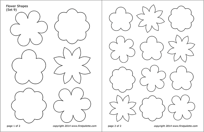 Detail Flower Pattern Template Nomer 14