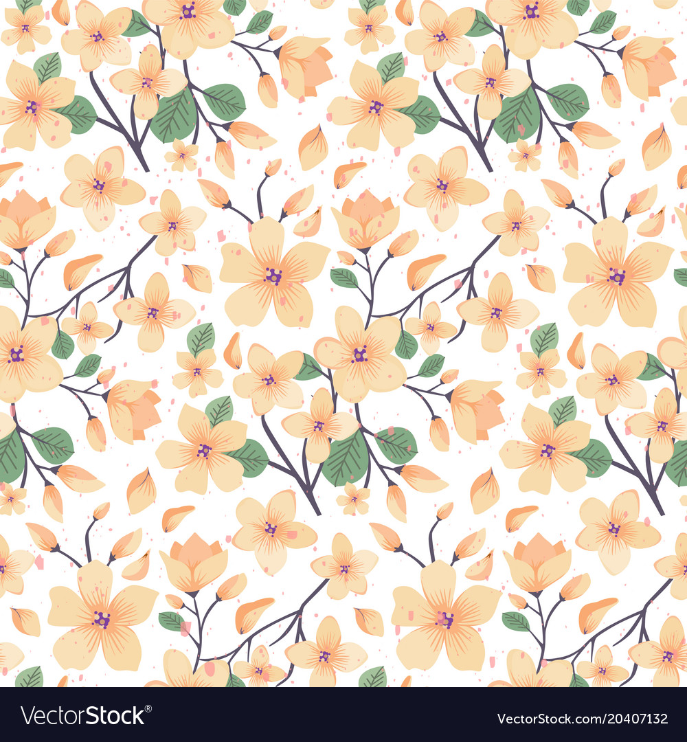 Detail Flower Pattern Template Nomer 16