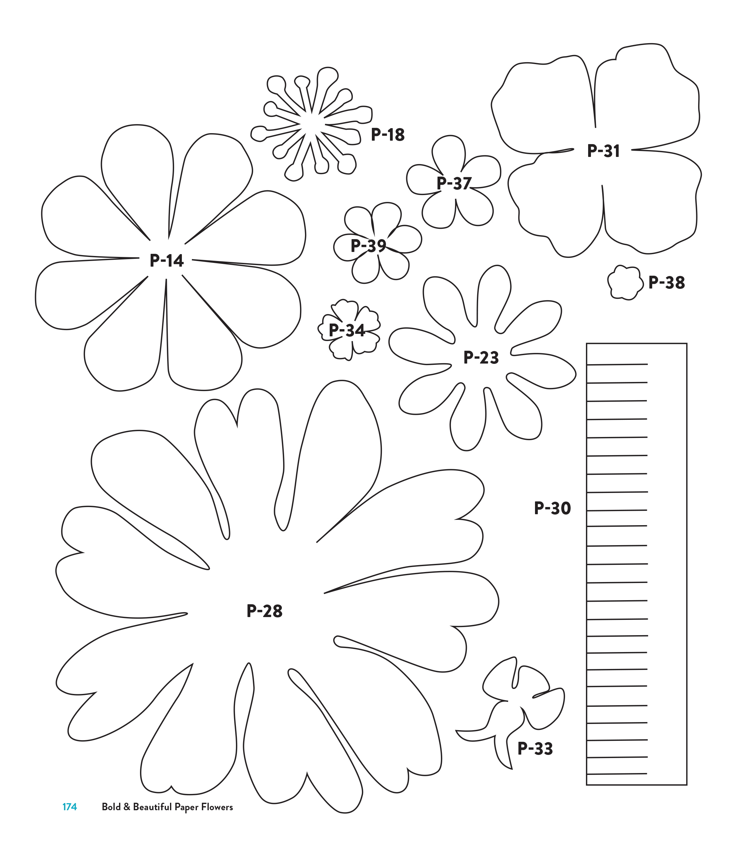 Detail Flower Pattern Template Nomer 17