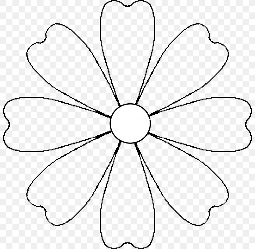 Detail Flower Pattern Template Nomer 3
