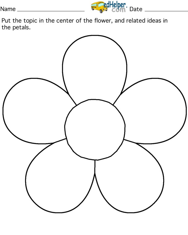 Detail Flower Pattern Template Nomer 22