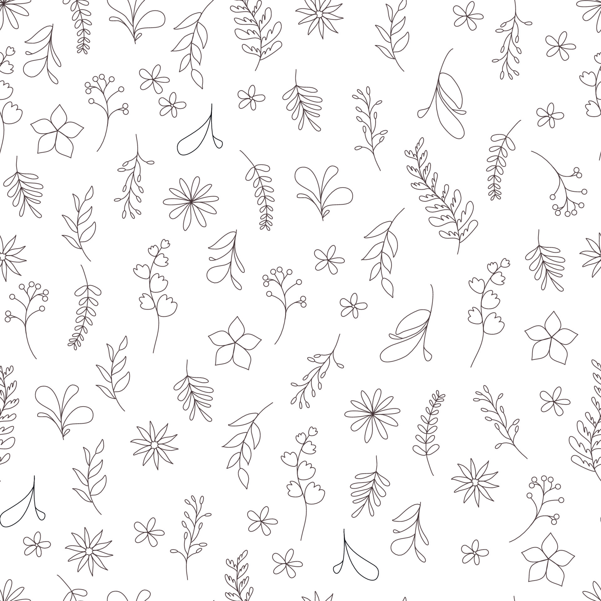 Detail Flower Pattern Template Nomer 42