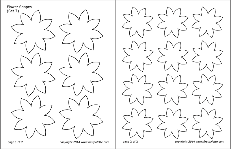 Detail Flower Pattern Template Nomer 6