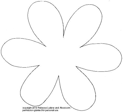 Detail Flower Pattern Template Nomer 48