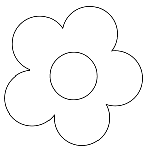 Detail Flower Pattern Template Nomer 7