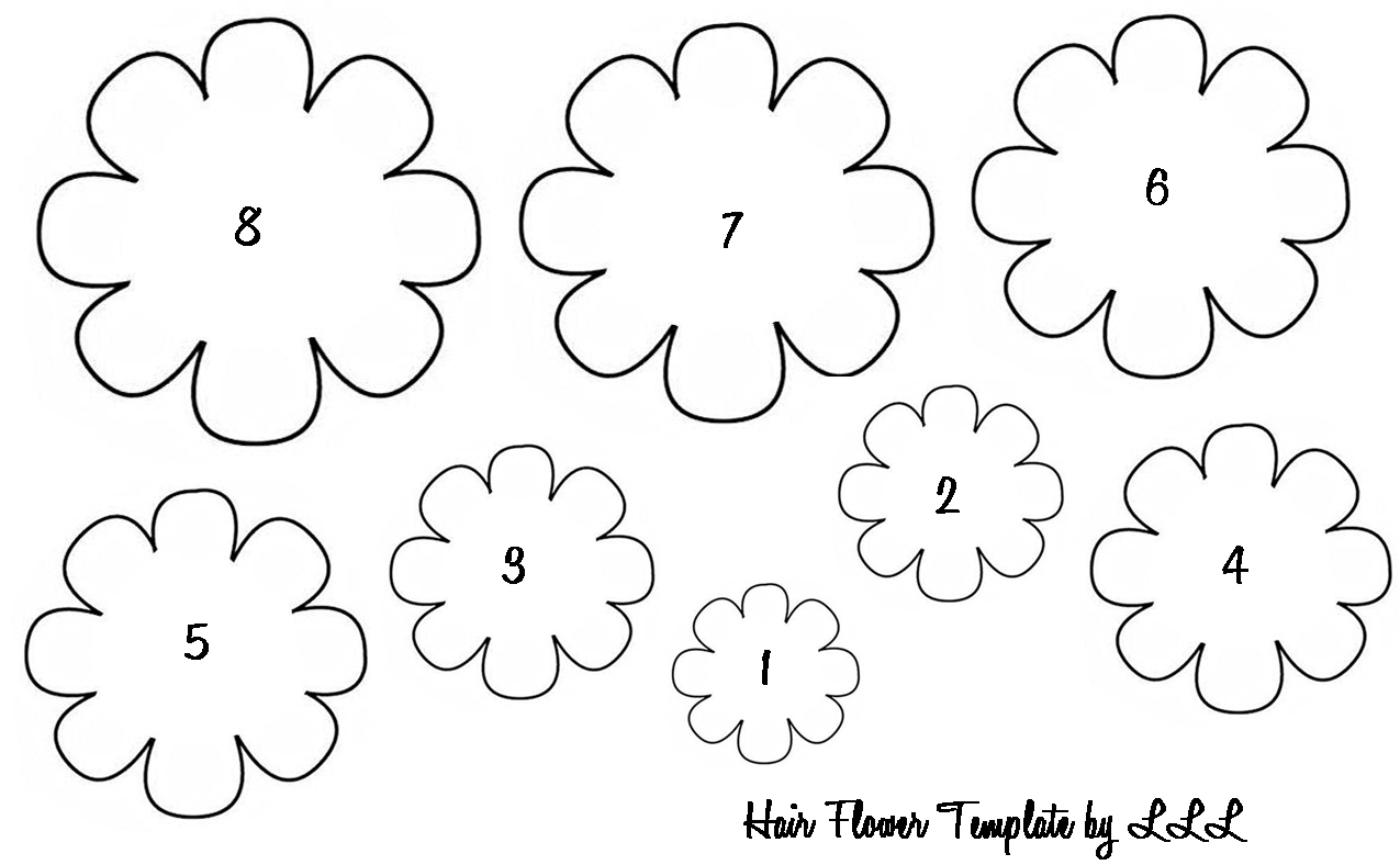 Detail Flower Pattern Template Printable Nomer 10