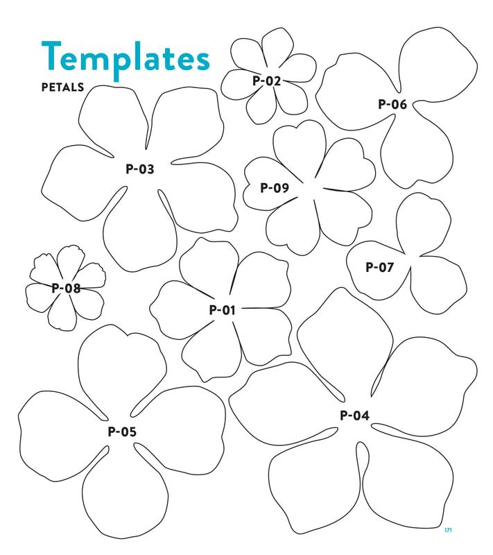 Detail Flower Pattern Template Printable Nomer 21