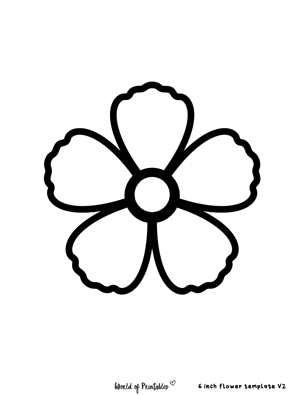 Detail Flower Pattern Template Printable Nomer 23
