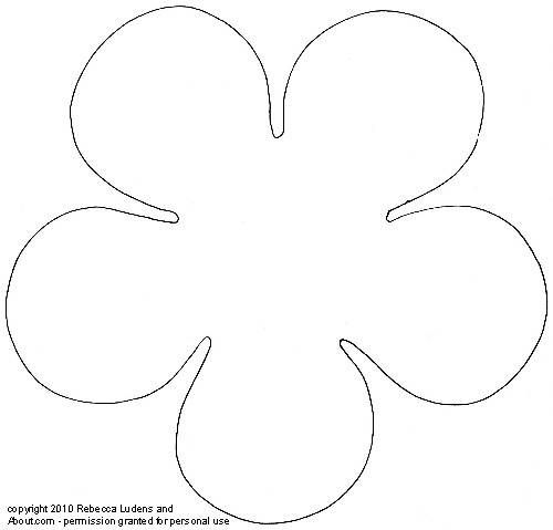 Detail Flower Pattern Template Printable Nomer 4