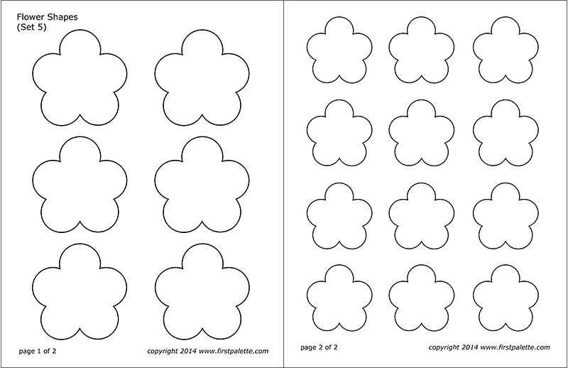 Detail Flower Pattern Template Printable Nomer 26