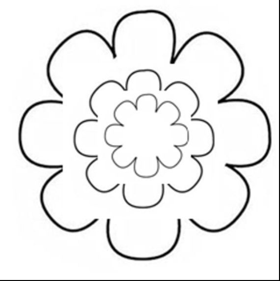Detail Flower Pattern Template Printable Nomer 35