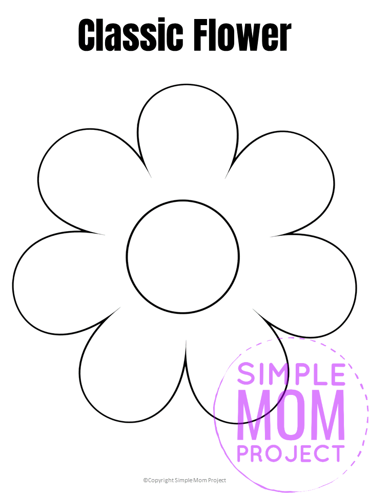 Detail Flower Pattern Template Printable Nomer 37