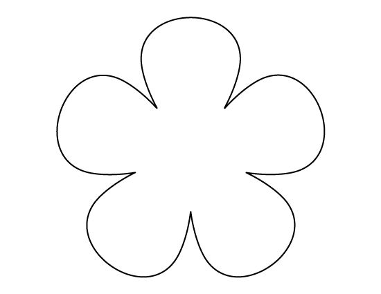 Detail Flower Pattern Template Printable Nomer 7