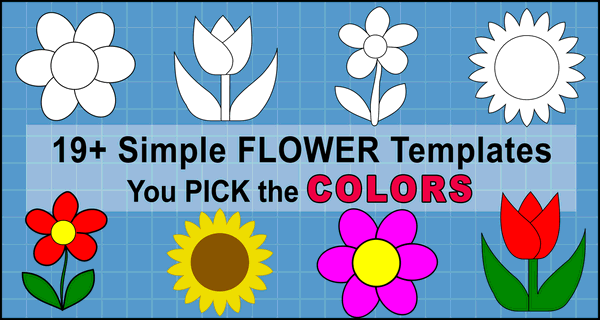 Detail Flower Pattern Template Printable Nomer 8