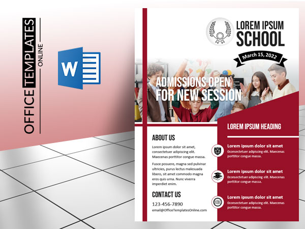 Detail Flyer Education Template Free Nomer 13