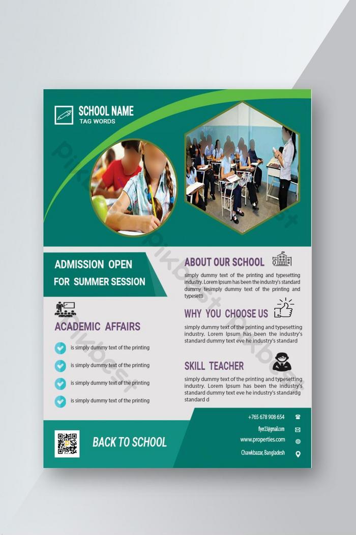 Detail Flyer Education Template Free Nomer 19