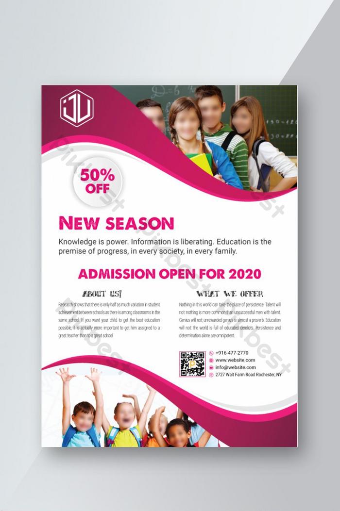 Detail Flyer Education Template Free Nomer 4