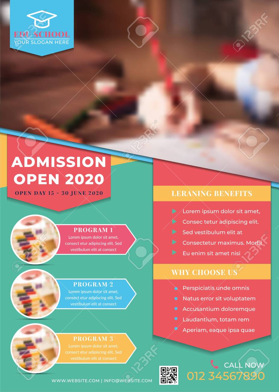 Detail Flyer Education Template Free Nomer 34