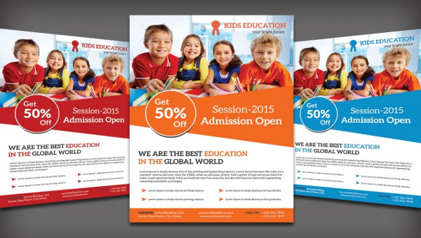 Detail Flyer Education Template Free Nomer 5