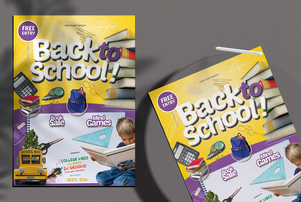 Detail Flyer Education Template Free Nomer 44