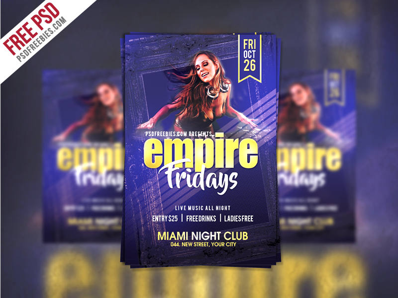Detail Flyer Template Psd Nomer 34
