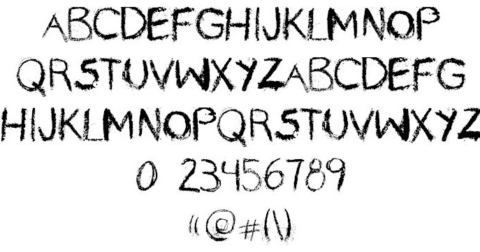 Detail Font Papan Tulis Nomer 2