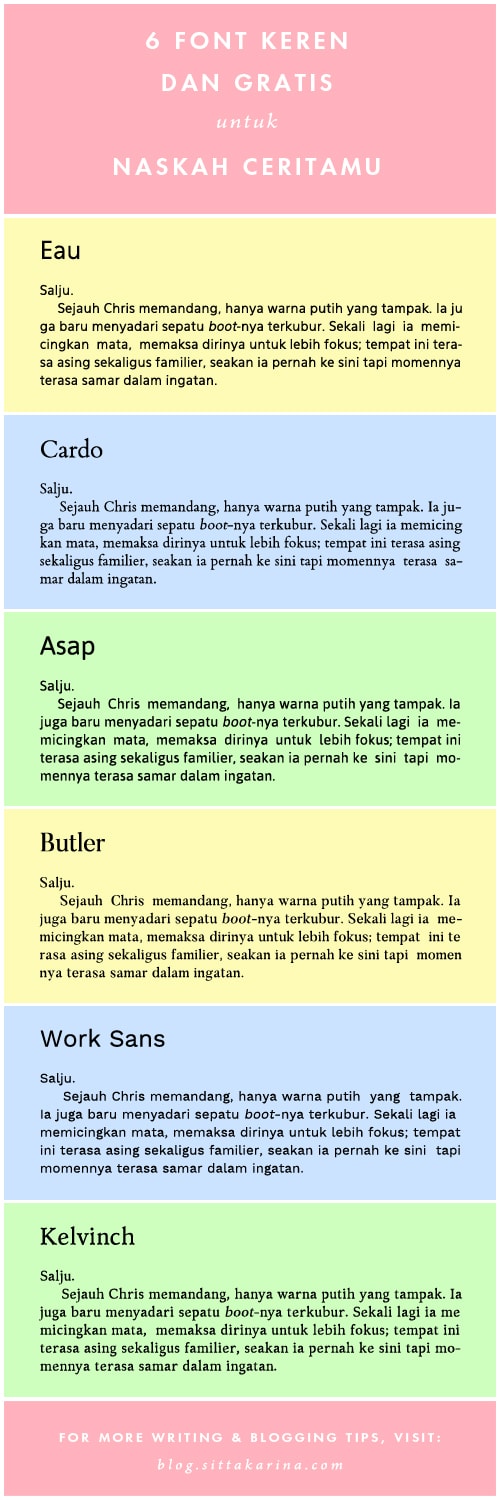 Detail Font Untuk Buku Nomer 6