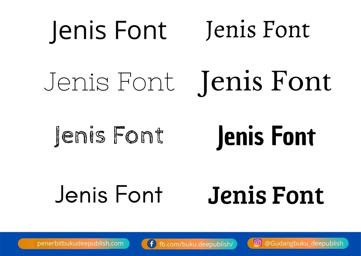 Detail Font Untuk Buku Nomer 7