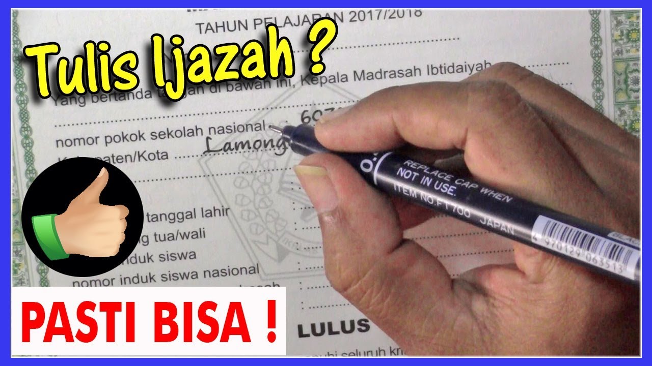 Detail Font Untuk Ijazah Nomer 41