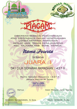 Detail Font Untuk Piagam Nomer 44