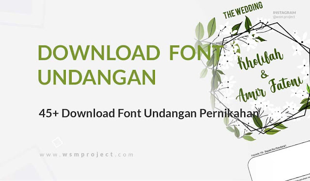 Detail Font Untuk Undangan Nomer 23