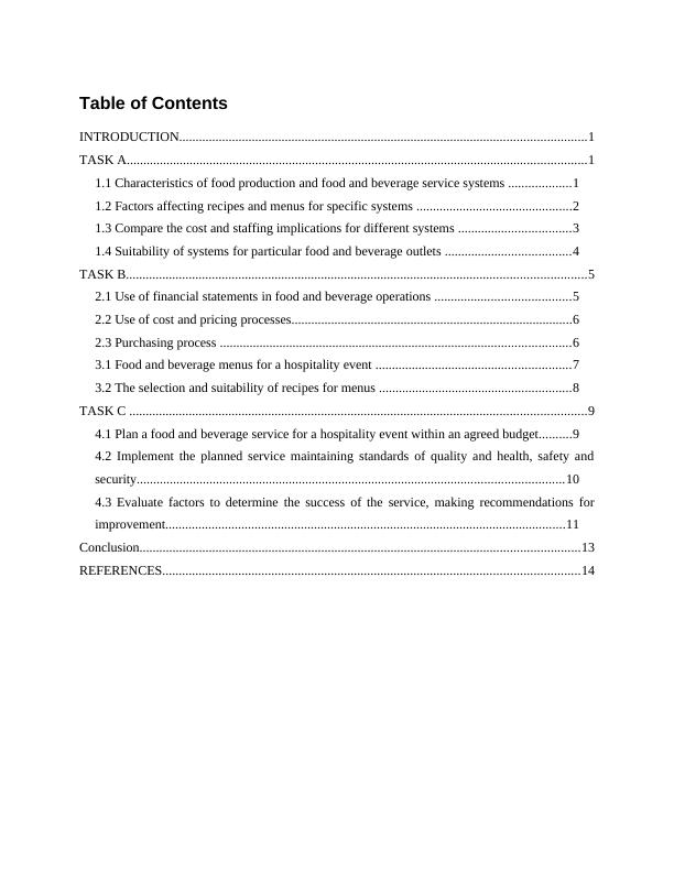 Detail Food And Beverage Report Template Nomer 4