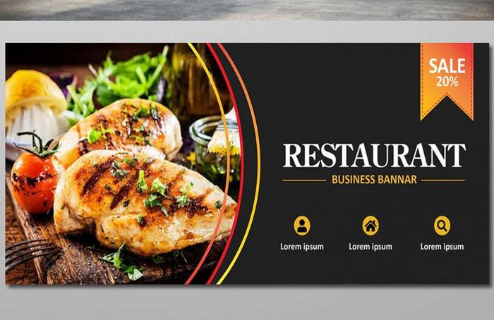 Detail Food Banner Design Template Nomer 24