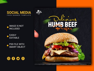 Detail Food Banner Design Template Nomer 29