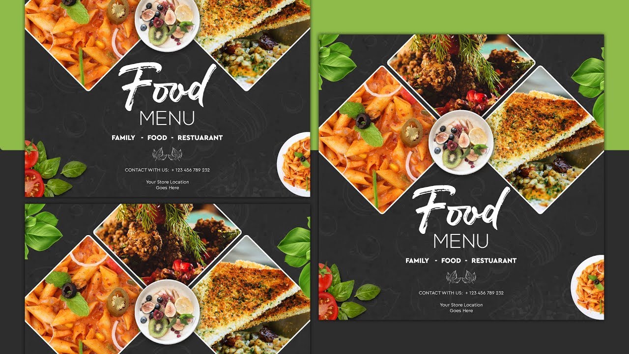 Detail Food Banner Design Template Nomer 43