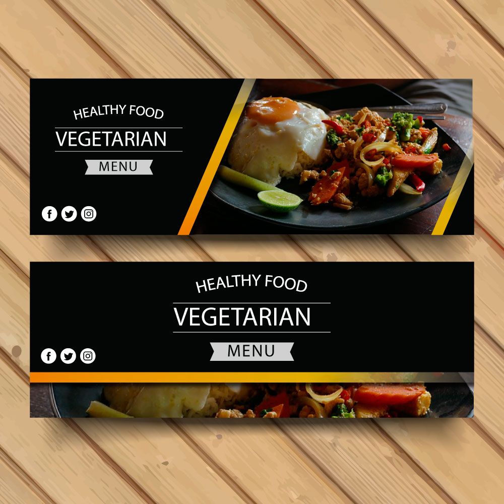 Detail Food Banner Design Template Nomer 8