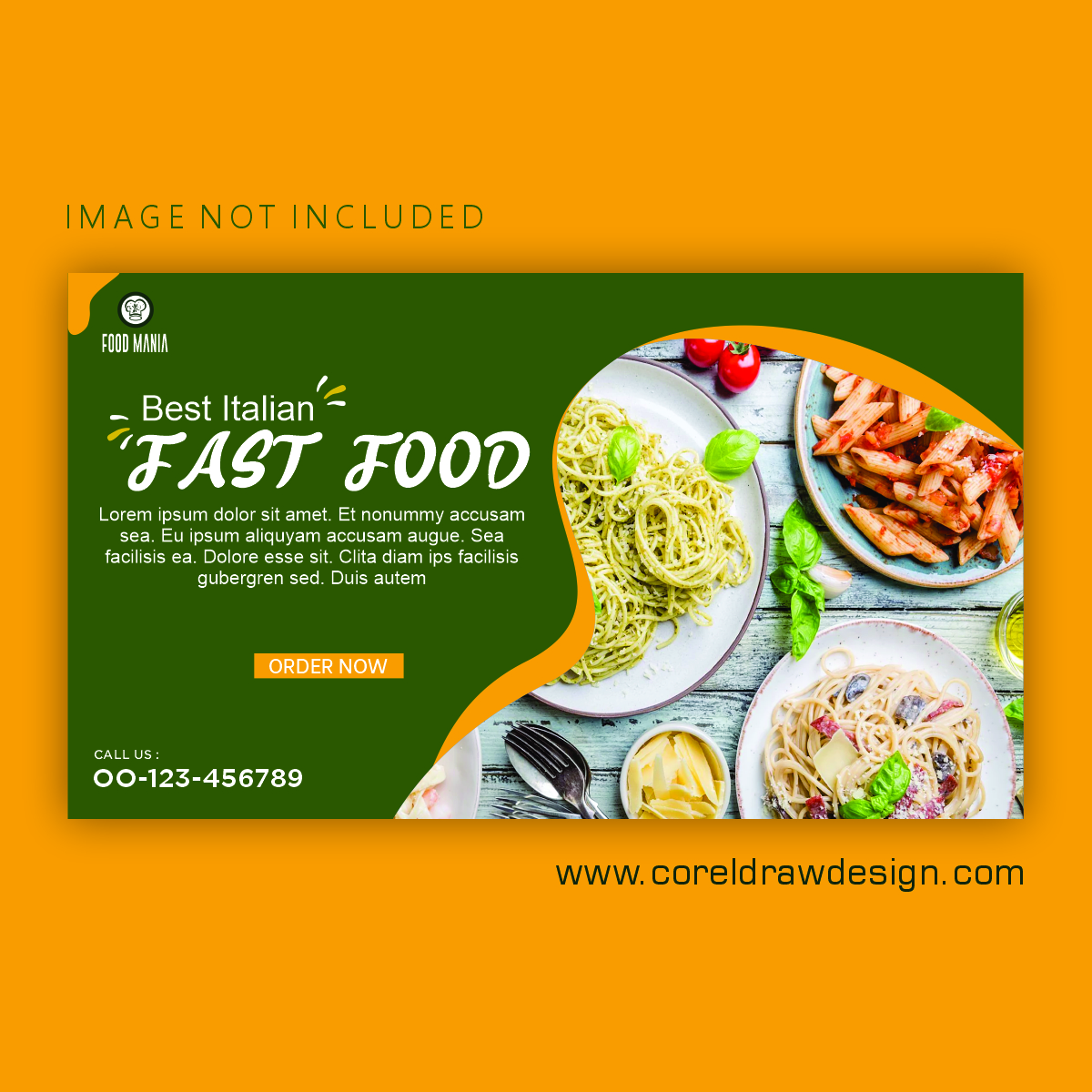 Detail Food Banner Design Template Free Nomer 29