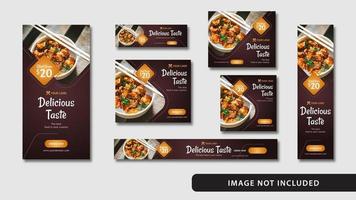 Detail Food Banner Design Template Free Nomer 4