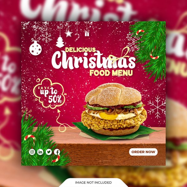 Detail Food Banner Design Template Free Nomer 56