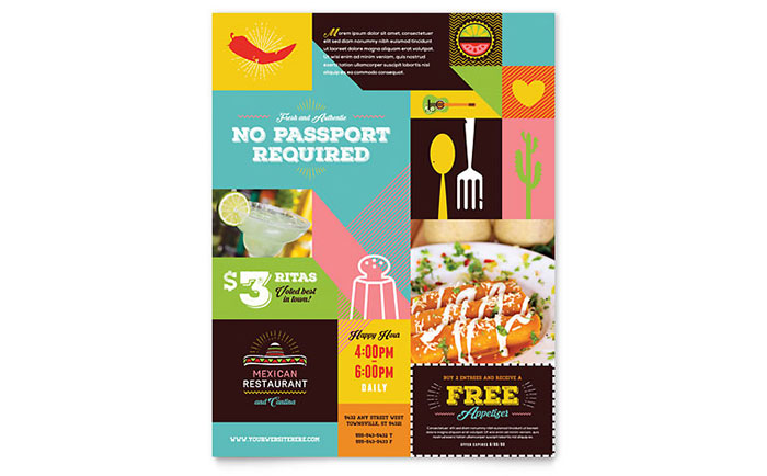 Detail Food Brochure Template Word Nomer 14