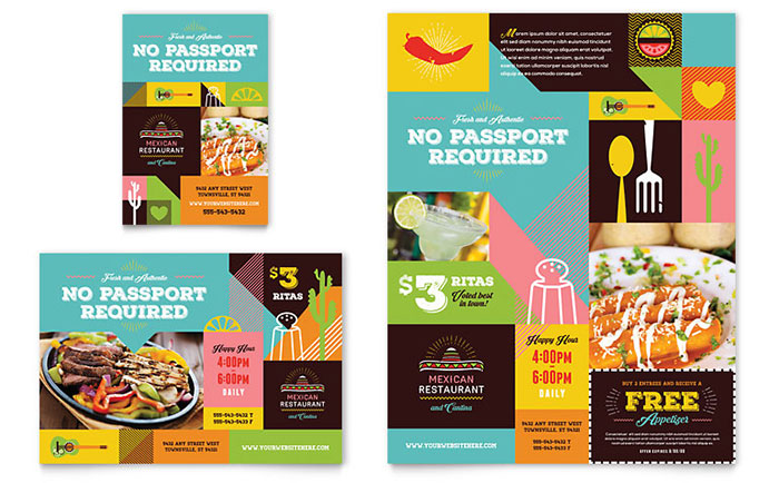 Detail Food Brochure Template Word Nomer 17