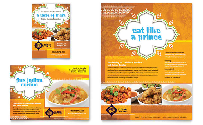 Detail Food Brochure Template Word Nomer 18
