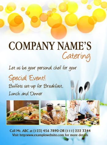 Detail Food Brochure Template Word Nomer 22