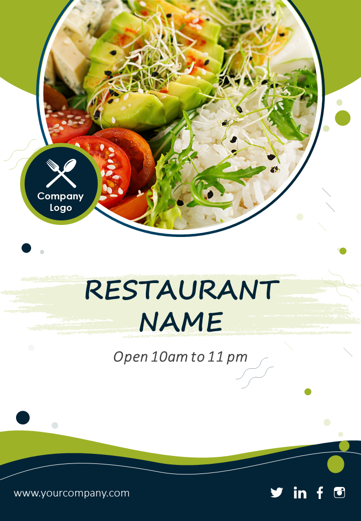 Detail Food Brochure Template Word Nomer 34