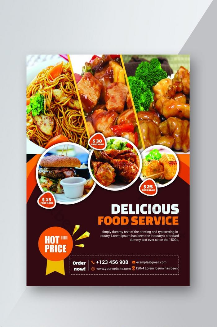 Detail Food Brochure Template Word Nomer 35