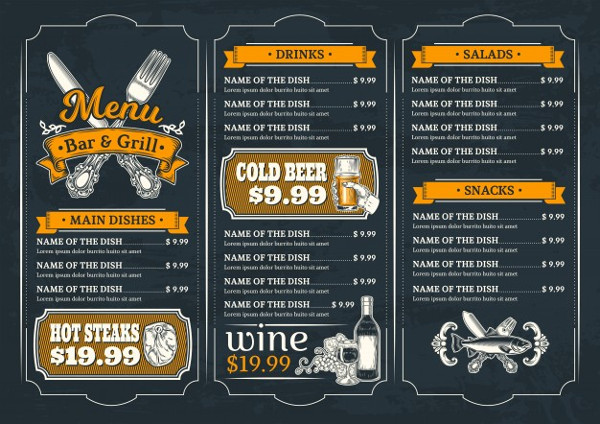Detail Food Brochure Template Word Nomer 39